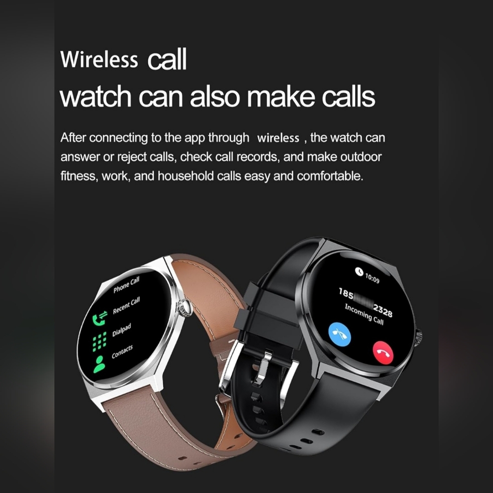 Ultrathin Smart Watch for Women Men(Answer/Make Calls), 1.43" AMOLED, Waterproof - Picture 7 of 8